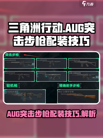 三角洲行动AUG突击步枪怎么配装介绍截图1