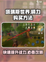 塔瑞斯世界💥精力购买攻略来了！快速获取方法在这里🎉