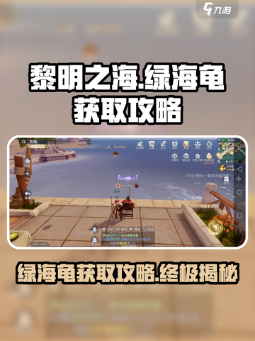 黎明之海💚绿海龟获取攻略，快速入手秘籍！截图1