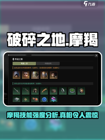 破碎之地🔥摩羯技能强度分析来啦！游戏党必看👇截图1
