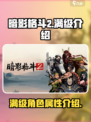 暗影格斗2满级是多少介绍