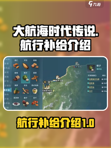 大航海时代传说航行补给是什么介绍截图1