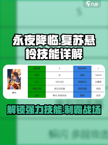 永夜降临！复苏悬柃技能大曝光💥🔥截图1