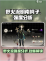 野火流明南柯子🔥强度分析｜游戏名必备✨