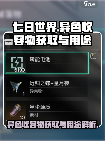 七日世界异色收容物该怎么获取介绍截图1