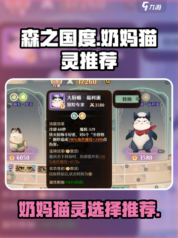 森之国度奶妈猫灵怎么选介绍截图1