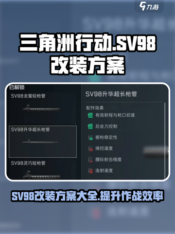 三角洲行动sv98改装方案介绍截图1