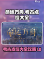 命运方舟考古点位全攻略💎轻松拿满奖励！