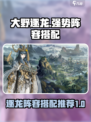 大野逐龙阵容怎么搭配介绍