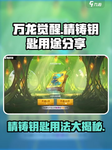 万龙觉醒精铸钥匙用途是什么介绍截图1