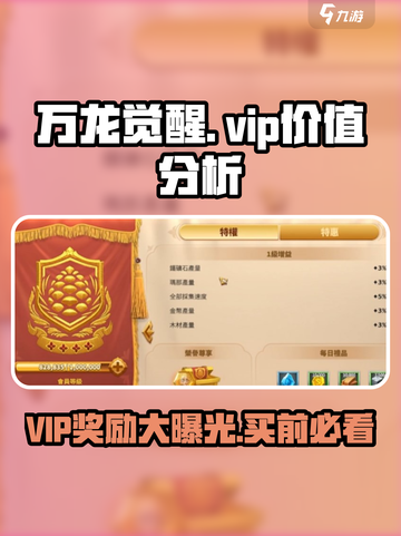 万龙觉醒vip奖励攻略介绍截图1