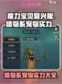 魔力宝贝复兴植物系宠物有哪些介绍