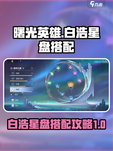 曙光英雄🔥白浩星盘最强搭配攻略✨截图1