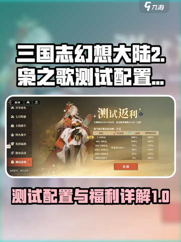 三国志幻想大陆2枭之歌测试配置介绍介绍截图1