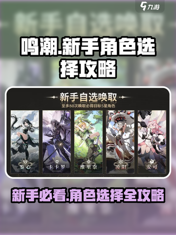 鸣潮🔥新手池必选角色曝光，这样搭配直接起飞！截图1