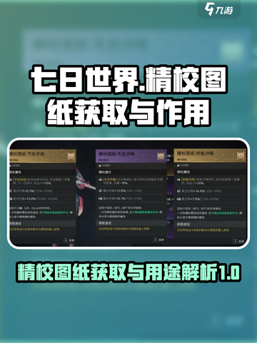 七日世界精校图纸怎么获取介绍截图1