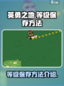 英勇之地🔥等级保存秘诀手游玩家必看！