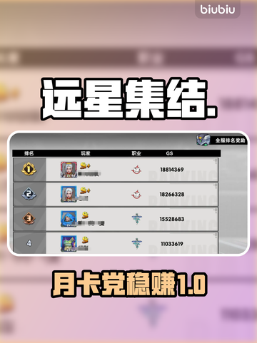 远星集结！月卡党必看🔥截图1