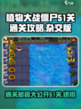 植物大战僵尸杂交版51关🔥通关秘籍⚡