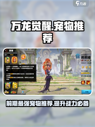万龙觉醒前期宠物推荐介绍截图1