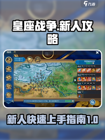 皇座战争🔥新人必看！快速上手秘籍✨截图1