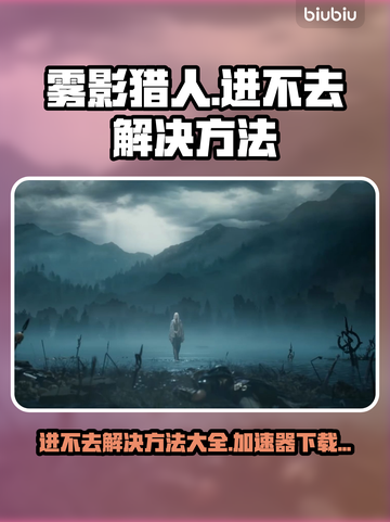 雾影猎人🔥进不去？加速器下载方法全攻略！截图1