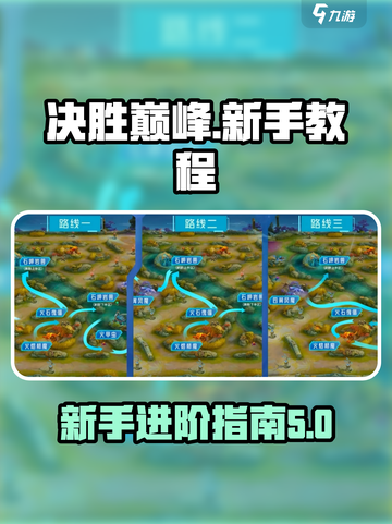 决胜巅峰🔥手游教学攻略，新手必看！🎮截图1