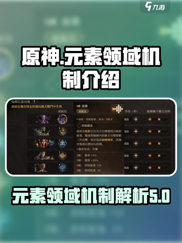 龙息神寂元素领域机制介绍介绍截图1