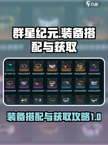 群星纪元💎装备搭配与获取终极攻略来啦！截图1