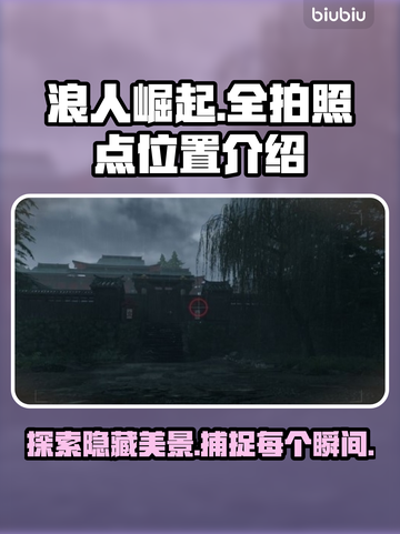 浪人崛起📷全拍照点位置大曝光！🔥截图1