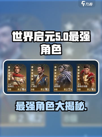 世界启元🔥T0级角色大曝光，最强阵容等你来战！截图1