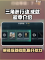 三角洲行动成就徽章介绍介绍