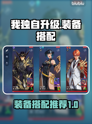 我独自升级崛起🔥装备搭配攻略来啦！💡截图1