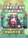 宫爆老奶奶家族篇宠物怎么选介绍