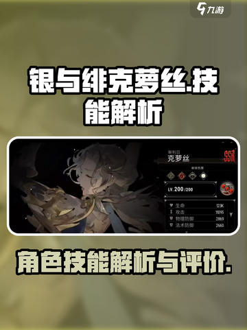 银与绯克萝丝怎么样介绍截图1