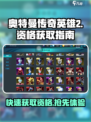 奥特曼传奇英雄2💥资格获取全攻略！🎉