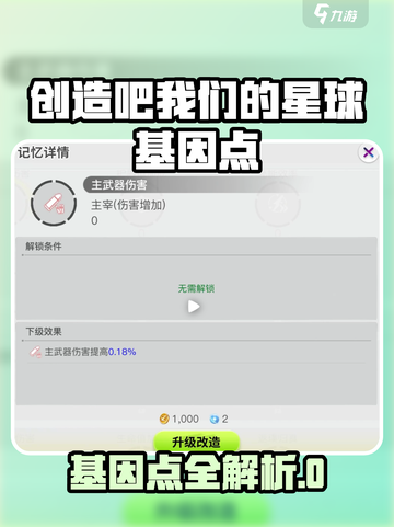 🎮《创造吧！我们的星球基因点全解析》💥截图1