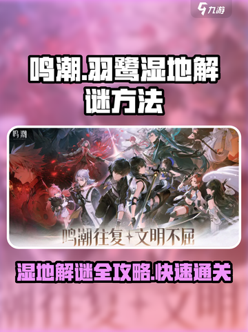 鸣潮🔥羽鹭湿地解谜超全方法分享！🌟截图1