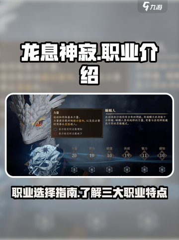 龙息神寂职业有哪些介绍截图1