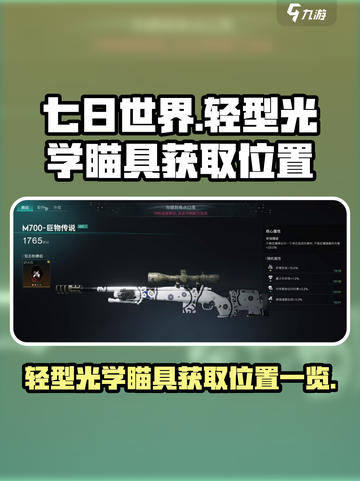 七日世界轻型光学瞄具在哪里获取介绍截图1