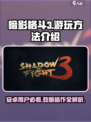 暗影格斗3🔥安卓游玩方法大揭秘！🎉