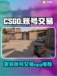 CSGO账号交易🔥选对平台很重要！🎮