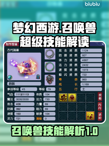 梦幻西游召唤兽超级技能大曝光💥🔥截图1
