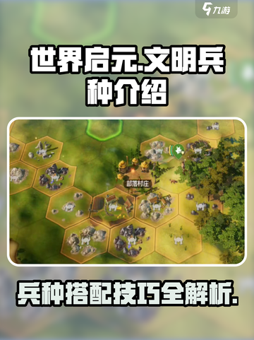 世界启元文明兵种🔥最强攻略带你飞！截图1