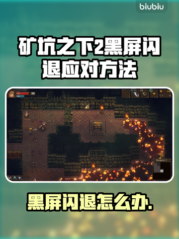 🎮《矿坑之下2》黑屏闪退？一招解决！截图1