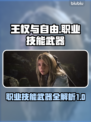 《王权与自由》全职业技能武器大揭秘🔥