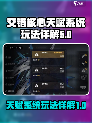 交错核心🔥武装天赋系统玩法大揭秘！🎮截图1