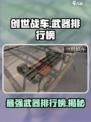 创世战车🔥武器排行榜！这些武器太厉害了✨