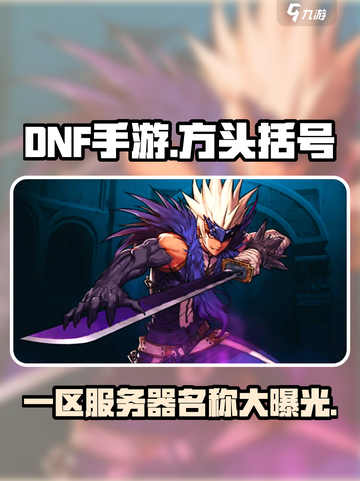 DNF手游💥一区服务器名称大曝光！快来抢先知道🔥截图1
