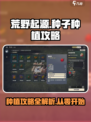 荒野起源种子种植攻略介绍